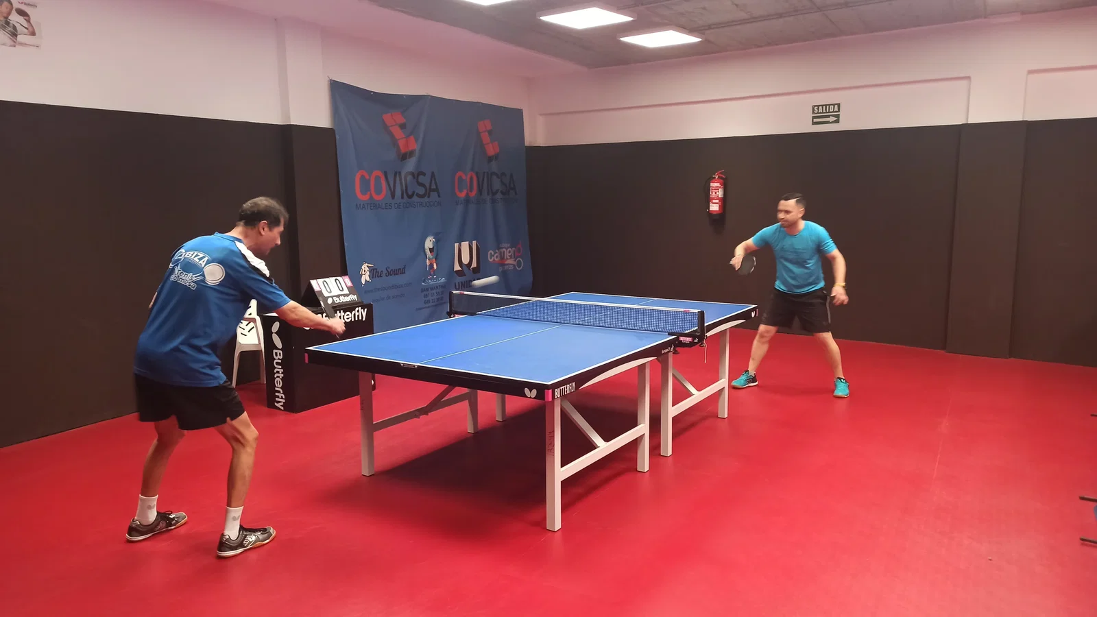 Preparados para el doble partido de hoy
