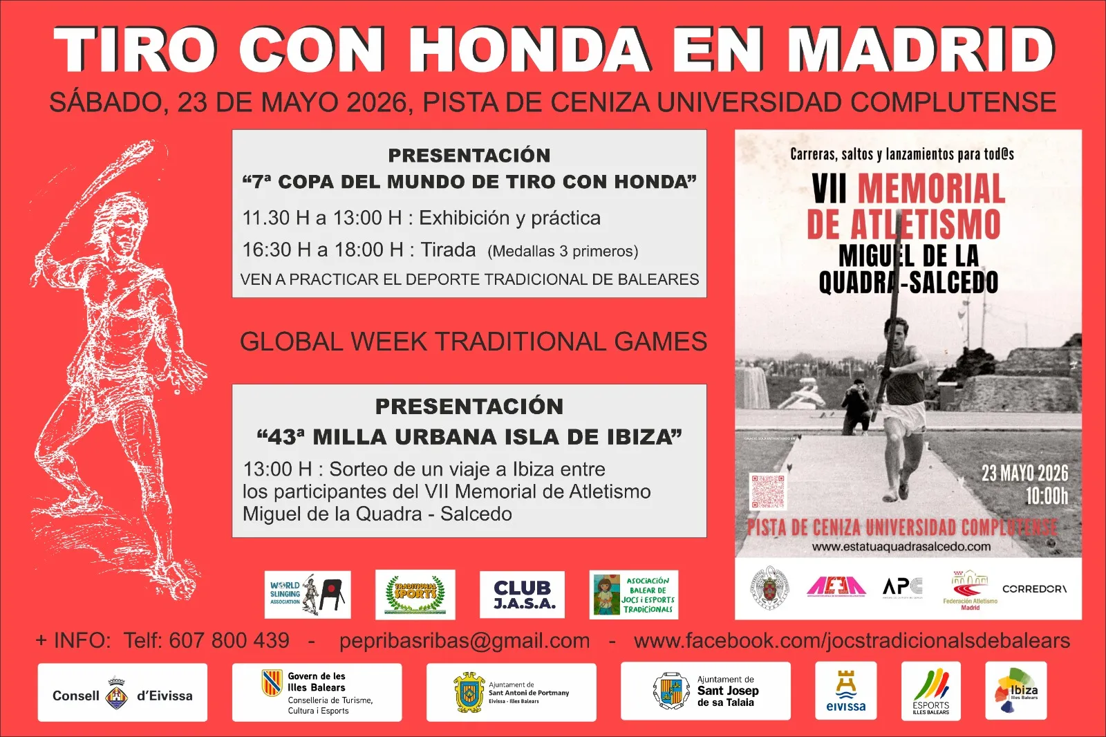 ¡El tiro con honda aterriza en Madrid! Una cita imperdible con la tradición balear este sábado