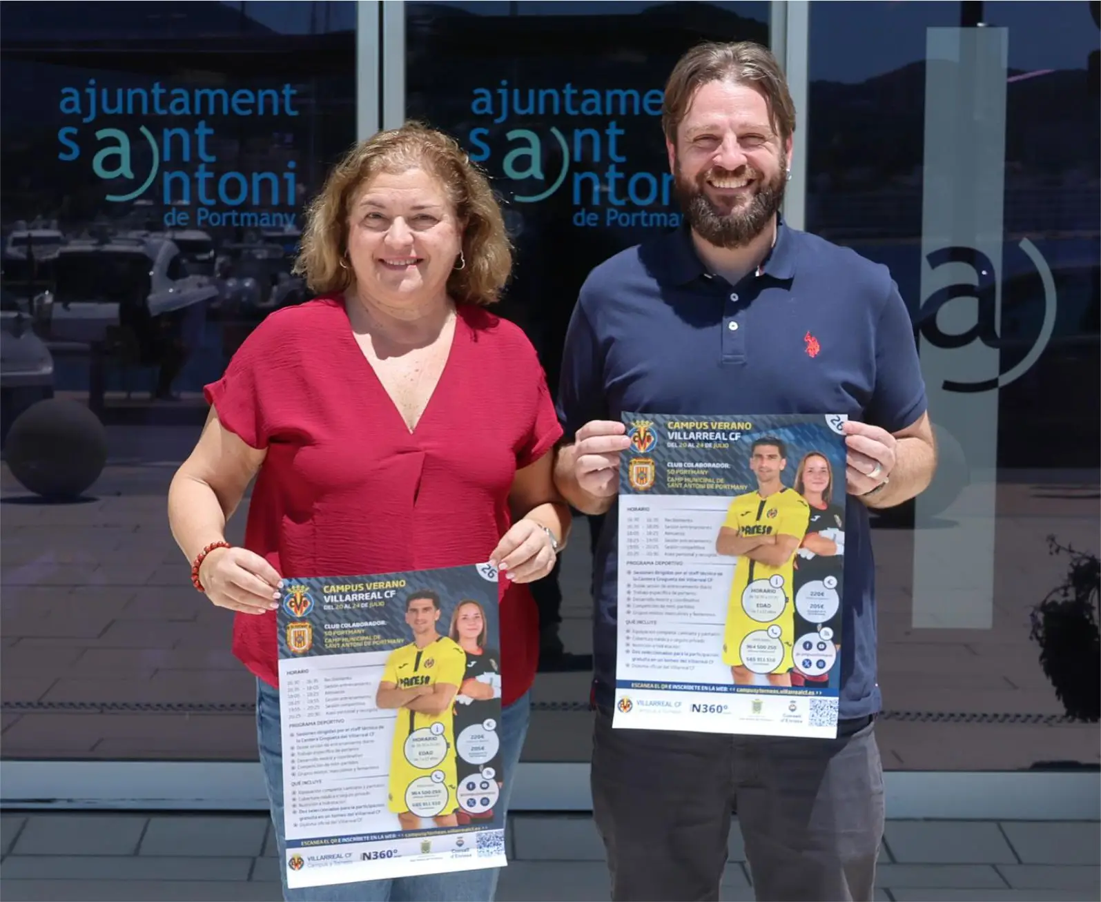¡El submarino amarillo vuelve a Sant Antoni! El campus del Villarreal CF regresa a la isla por todo lo alto