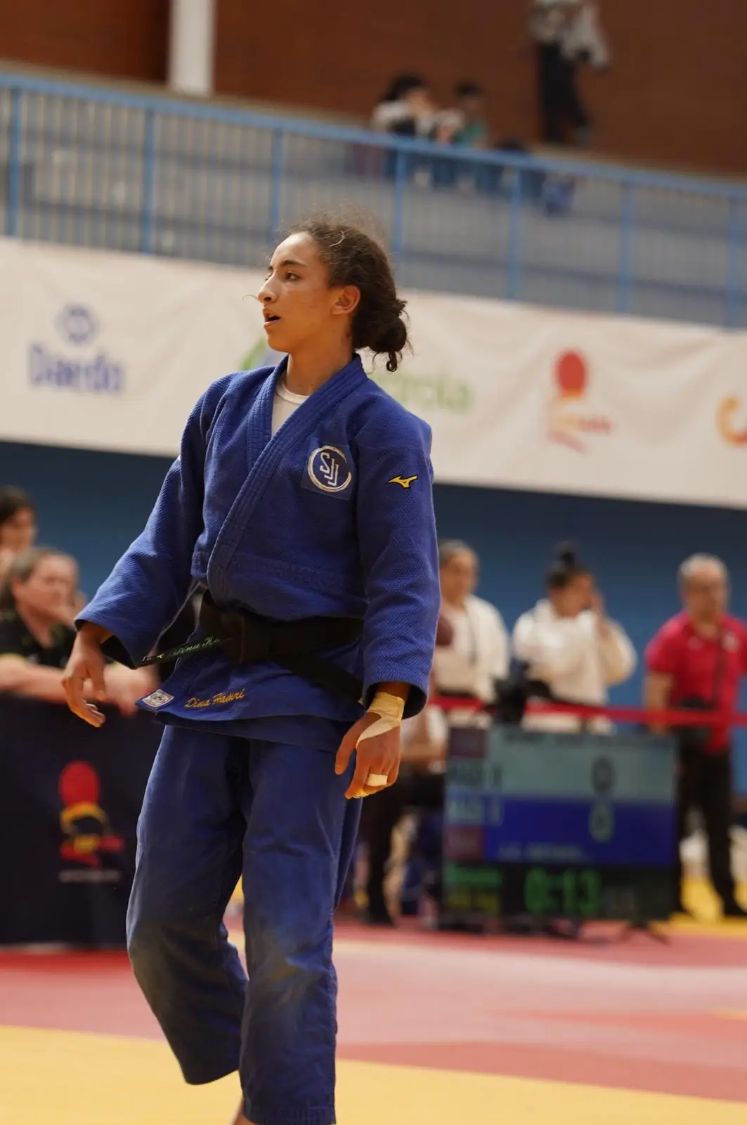 Dina Hamri, convocada por la Selección Española para el Campeonato de Europa Cadete de Judo.