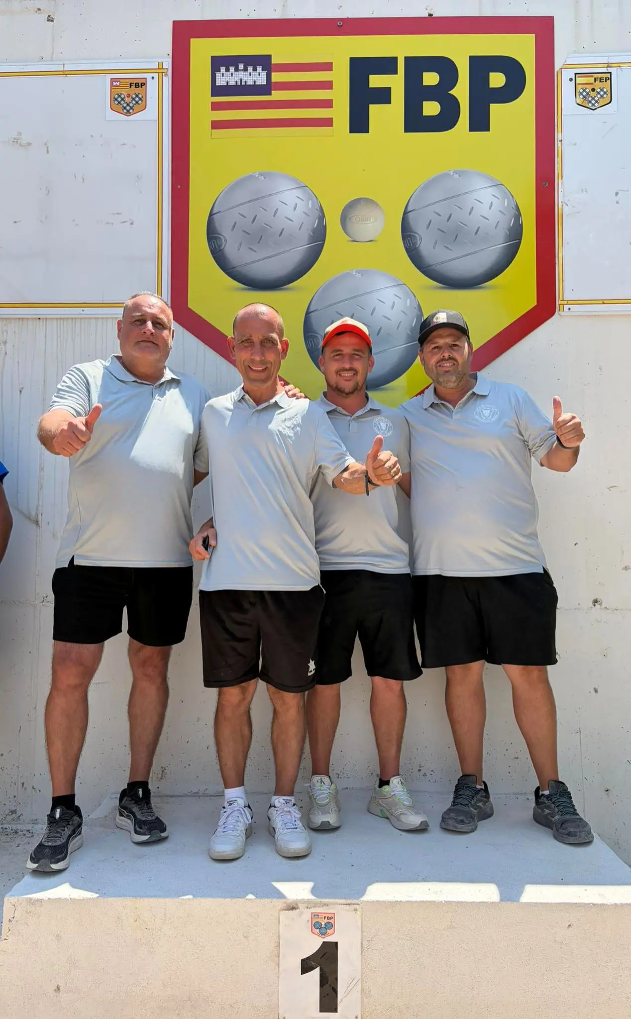 El Club Petanca Llar de Santa Eulària se corona Campeón de Baleares de Tripletas y saca pasaporte para el Nacional