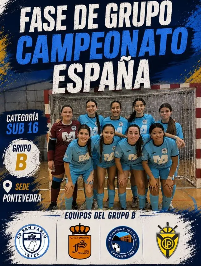 Nuestras guerreras del San Pablo, listas para el Campeonato de España de clubes base 2026