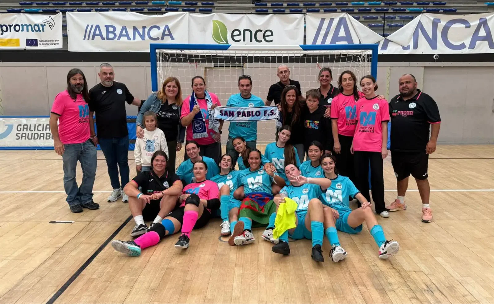 El CD San Pablo se despide de Galicia: El valor de competir contra gigantes y un gran gesto de respeto