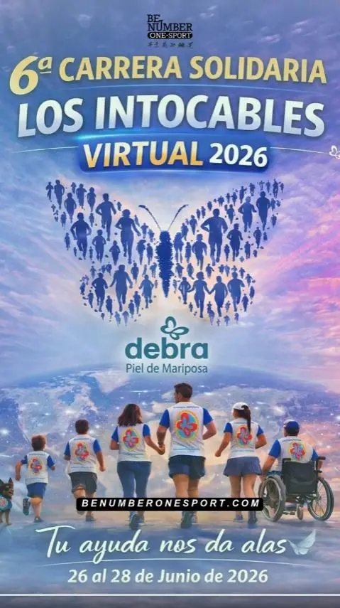 🦋 ¡Vuelve la Carrera Solidaria 'Los Intocables' en modo virtual para 2026! 🦋