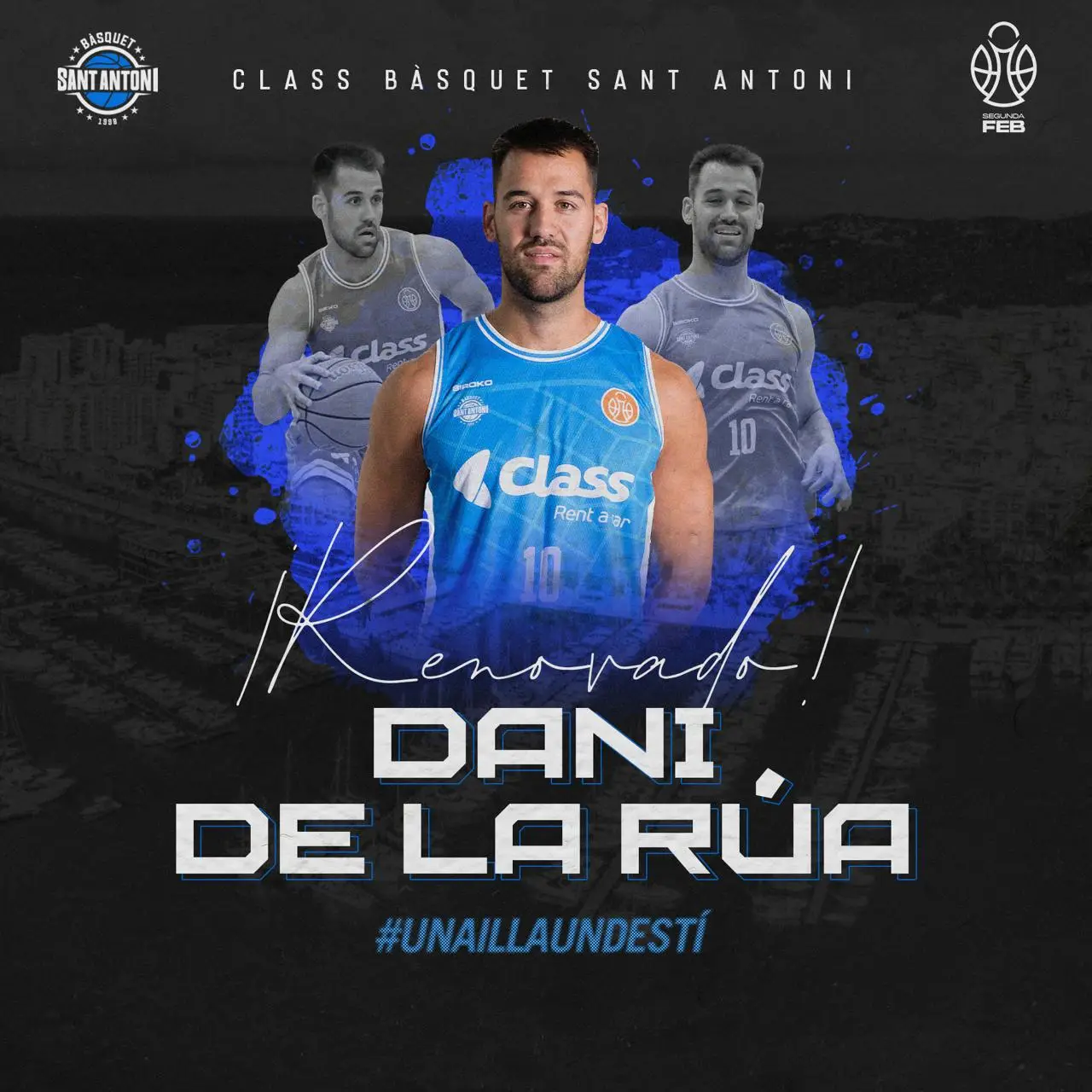 ¡El capitán no se mueve! Dani de la Rúa liderará un año más el proyecto del Class Sant Antoni