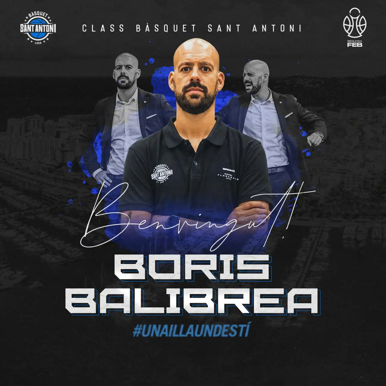 El Class Sant Antoni confirma que Boris Balibrea es el nuevo entrenador del equipo en la Segunda FEB