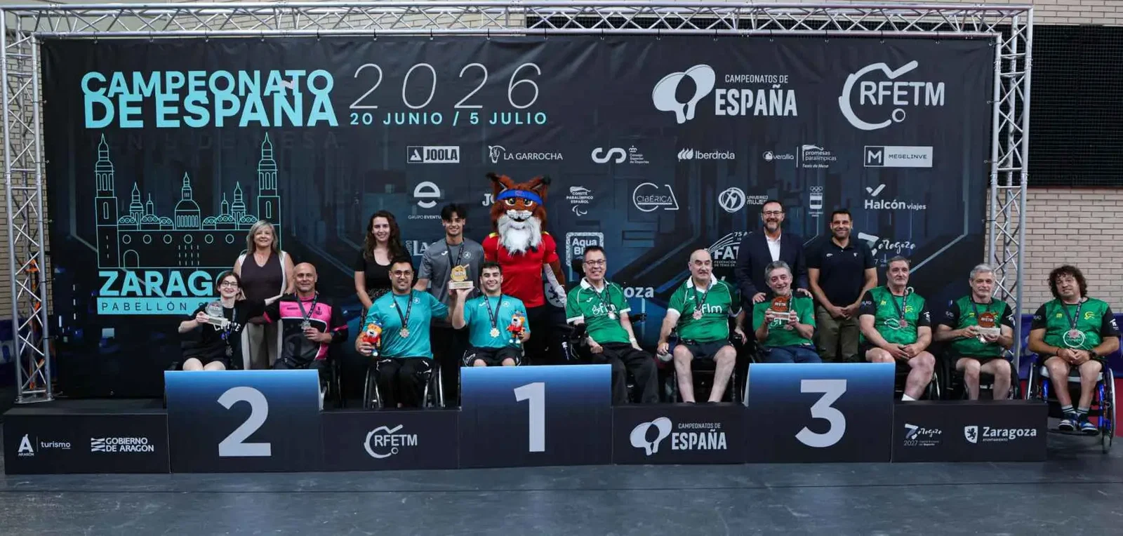 Los Campeonatos de España de Zaragoza coronan a los campeones por equipos en Discapacidad Intelectual, Física y Veteranos