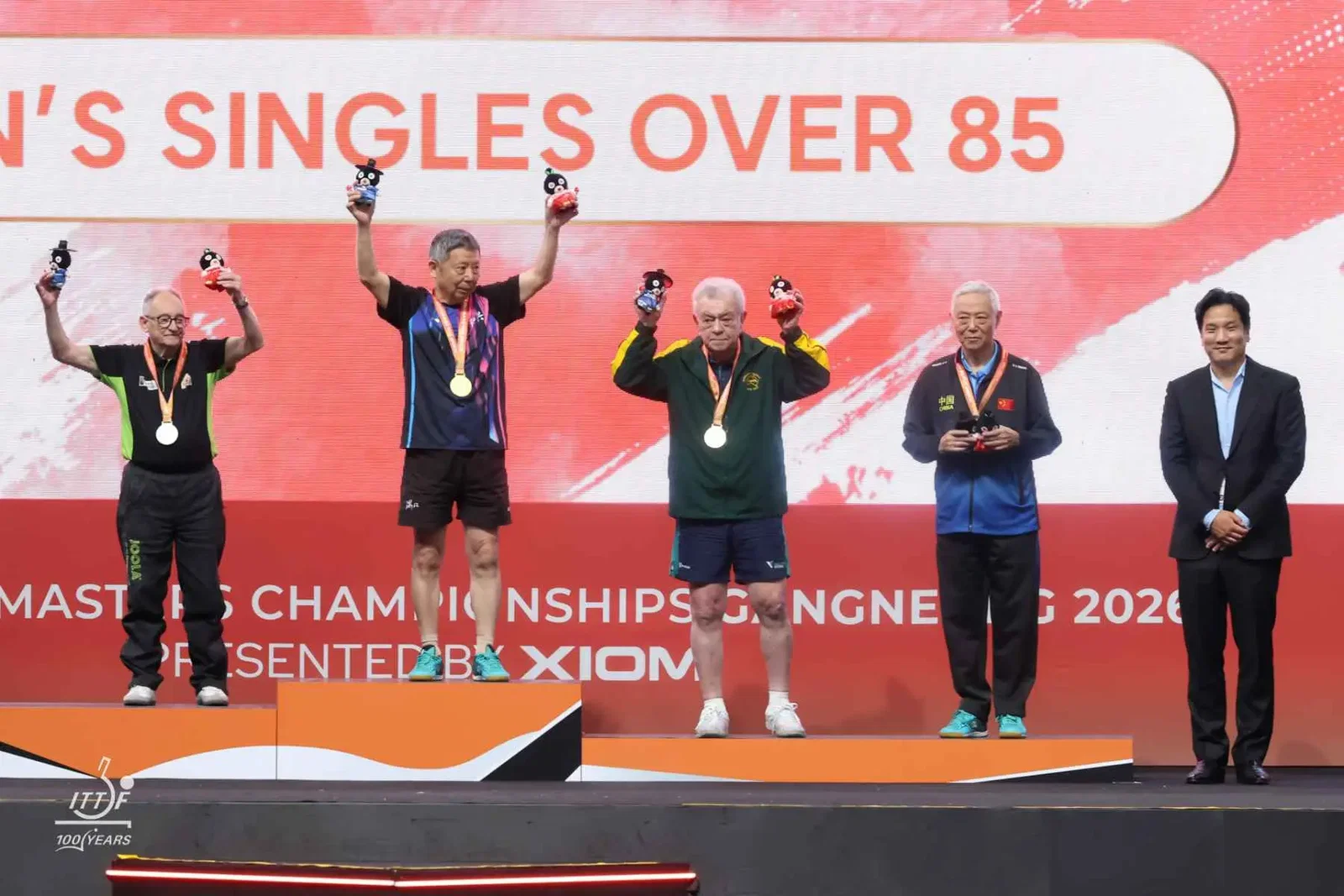 Josep Madurell, subcampeón del mundo +85 en el ITTF World Masters Table Tennis Championships Gangneung 2026