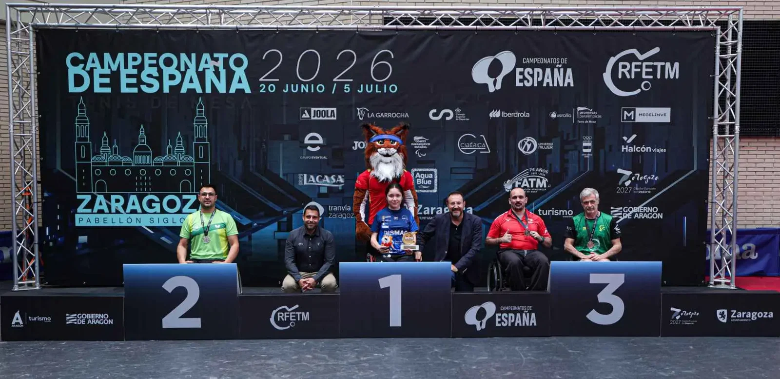 Ya tenemos los campeones del Campeonato de España de Tenis de Mesa para Personas con Discapacidad 2026