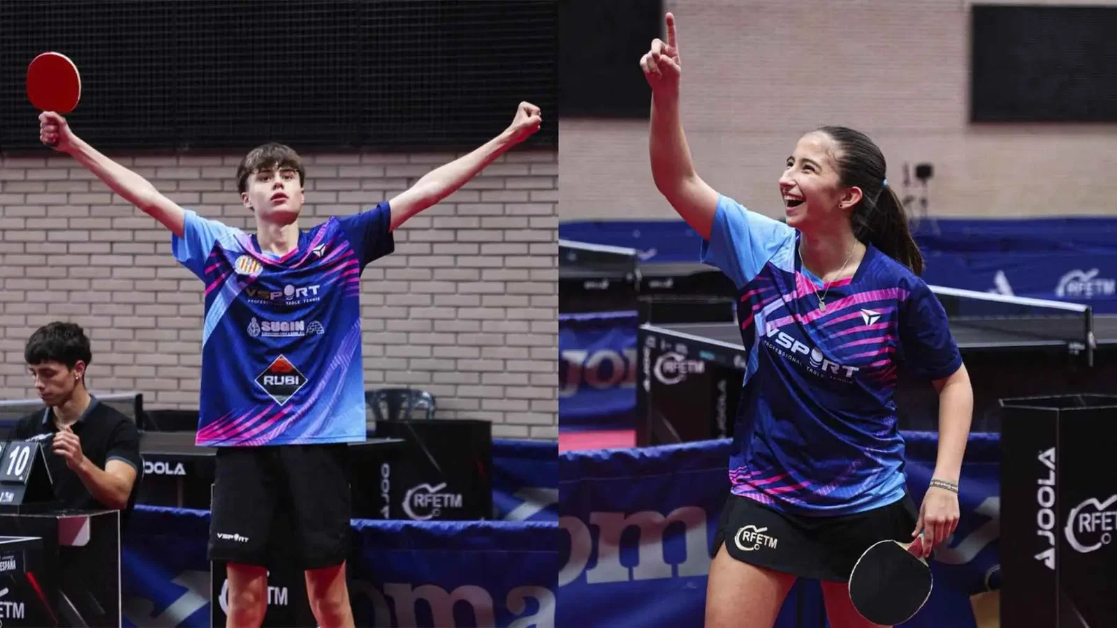 Ya conocemos a los vencedores oficiales del Campeonato de España de tenis de mesa benjamín, cadete y juvenil