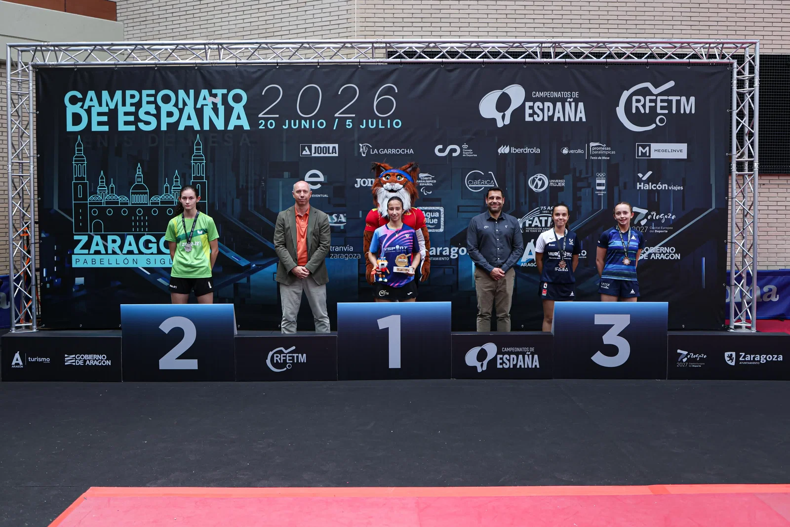 ¡Mireia Parau se corona subcampeona nacional infantil de tenis de mesa en Zaragoza!