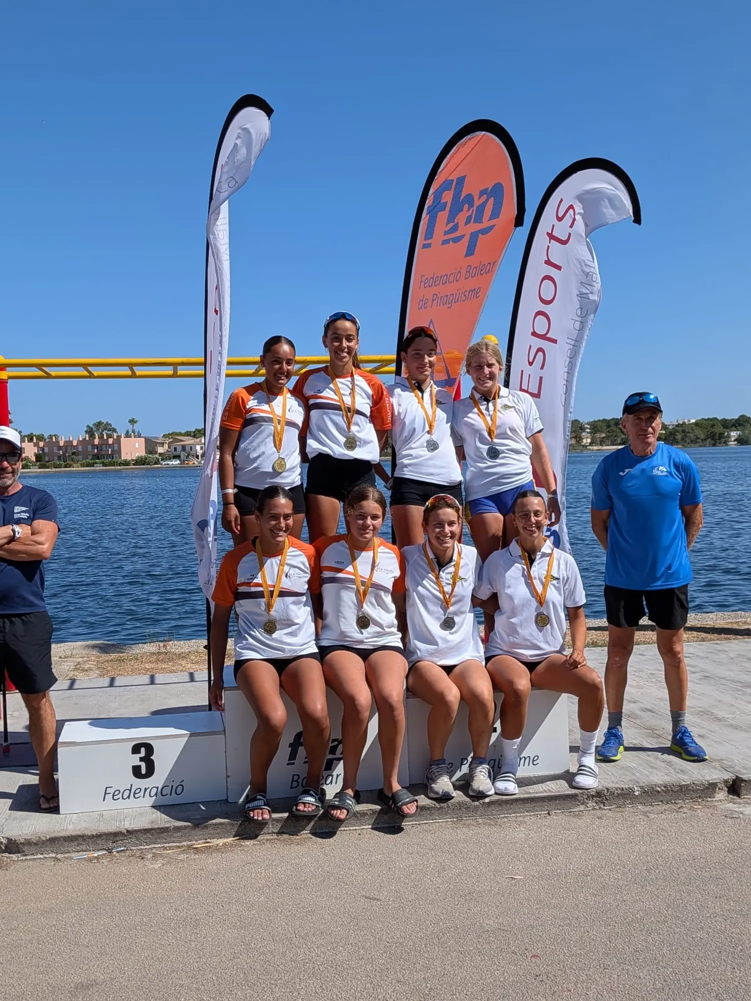 ¡Rumbo al Campeonato de España por todo lo alto! Exhibición de las jóvenes promesas del CNSA en el Lago Esperanza
