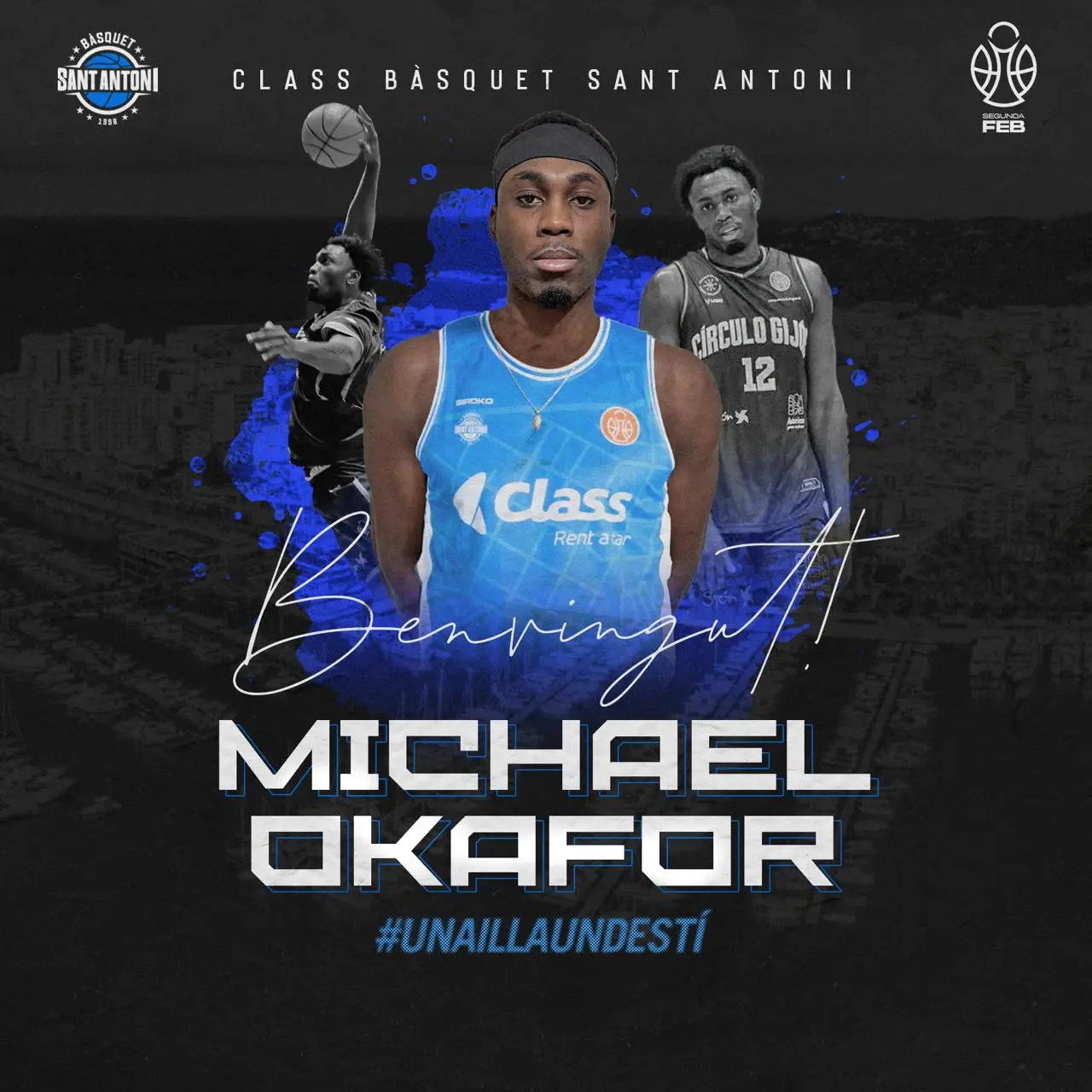 ¡Fichaje de altura en Sa Pedrera! Michael Okafor llega al Class Sant Antoni para la 26-27