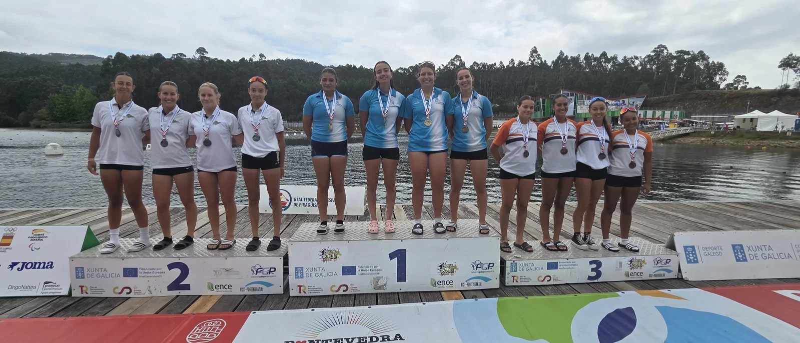 ¡Heroínas de bronce! El K4 cadete del Club Nàutic Sant Antoni hace historia en el Campeonato de España Sprint de Piragüismo