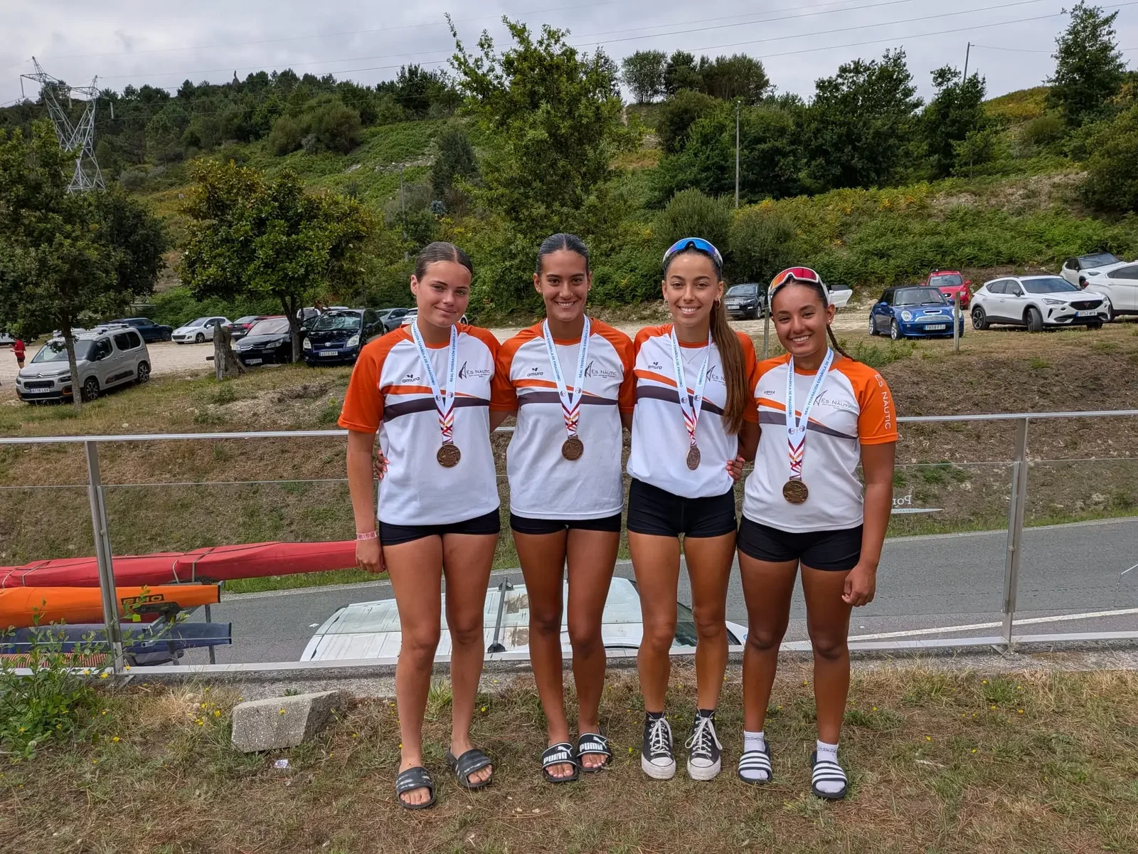 ¡Heroínas de bronce! El K4 cadete del Club Nàutic Sant Antoni hace historia en el Campeonato de España Sprint de Piragüismo