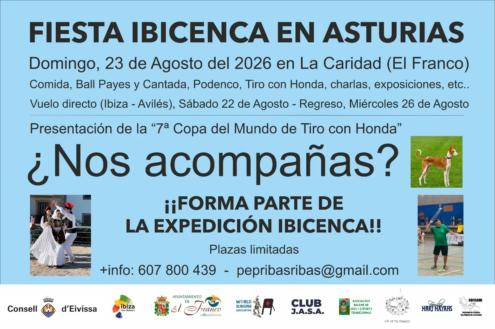 ¡Planazo a la vista en Asturias! El Franco se prepara para acoger la cultura de Ibiza y el Tiro con Honda