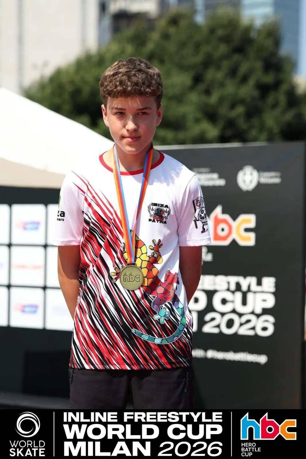 El futuro del Inline Freestyle es ibicenco: Aarón Martínez, del C.E Ibiza Patina, consigue una plata y un bronce en la Copa del Mundo en Milán