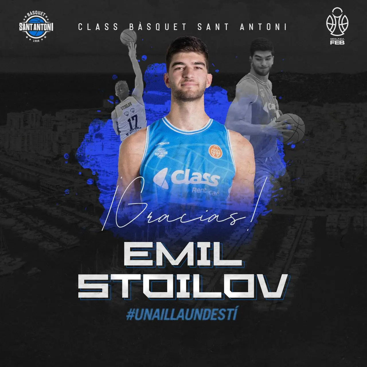 ¡Se marcha un gigante de Sa Pedrera! Emil Stoilov no continuará en el Class Sant Antoni