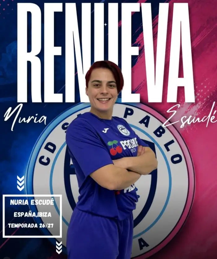 El cerrojo del CD San Pablo se completa: la histórica Nuria Escudé renueva para la temporada 26/27