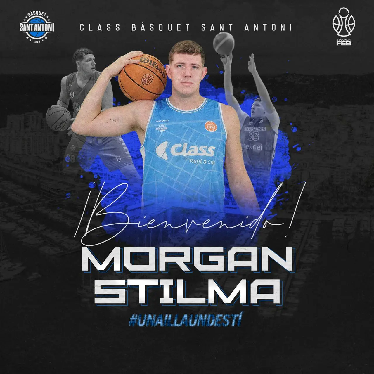 Un campeón europeo bajo los aros: Morgan Stilma es el nuevo guerrero del Class Sant Antoni
