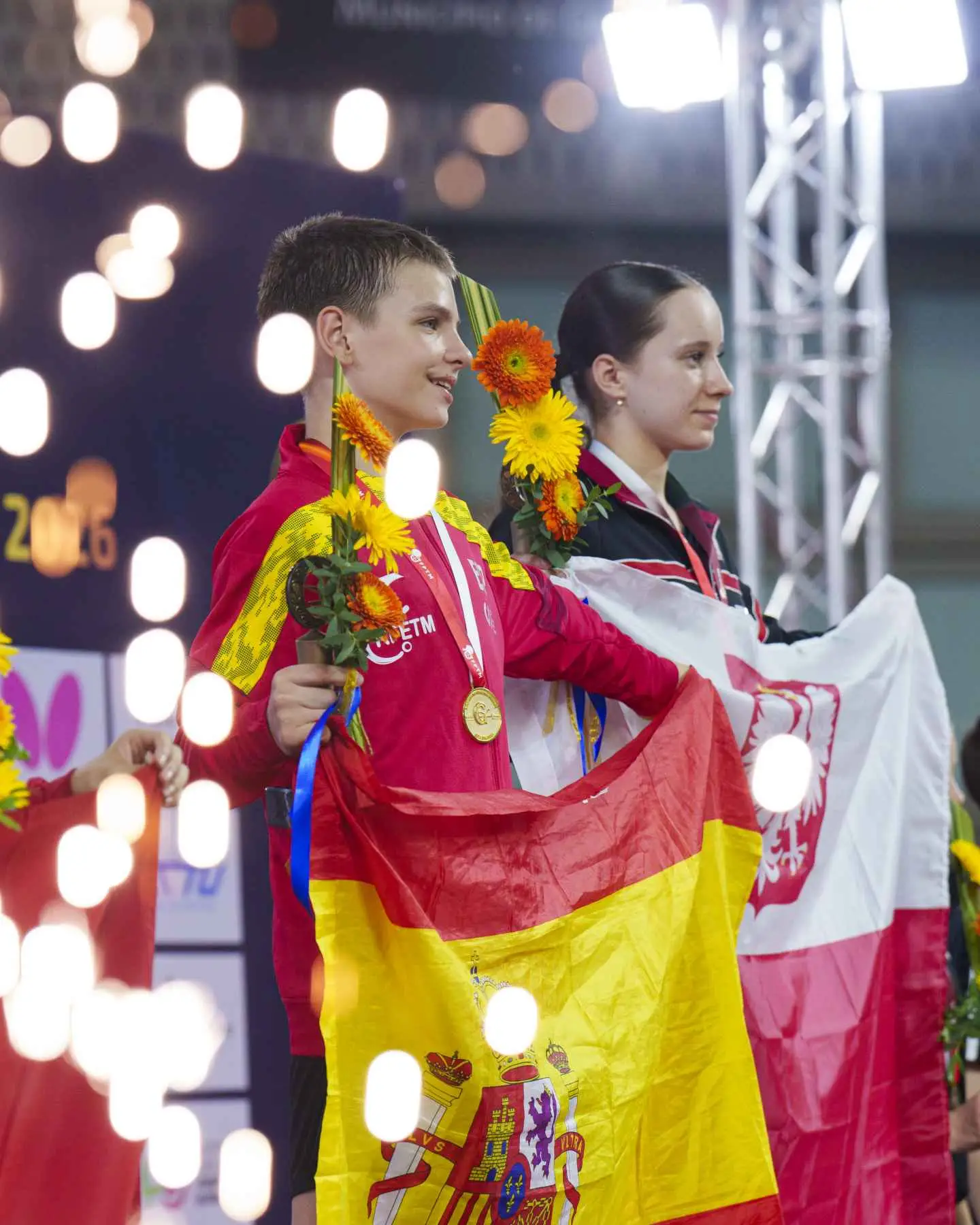 Ladimir Mayorov, con 12 años, es campeón de Europa de dobles mixtos sub-15