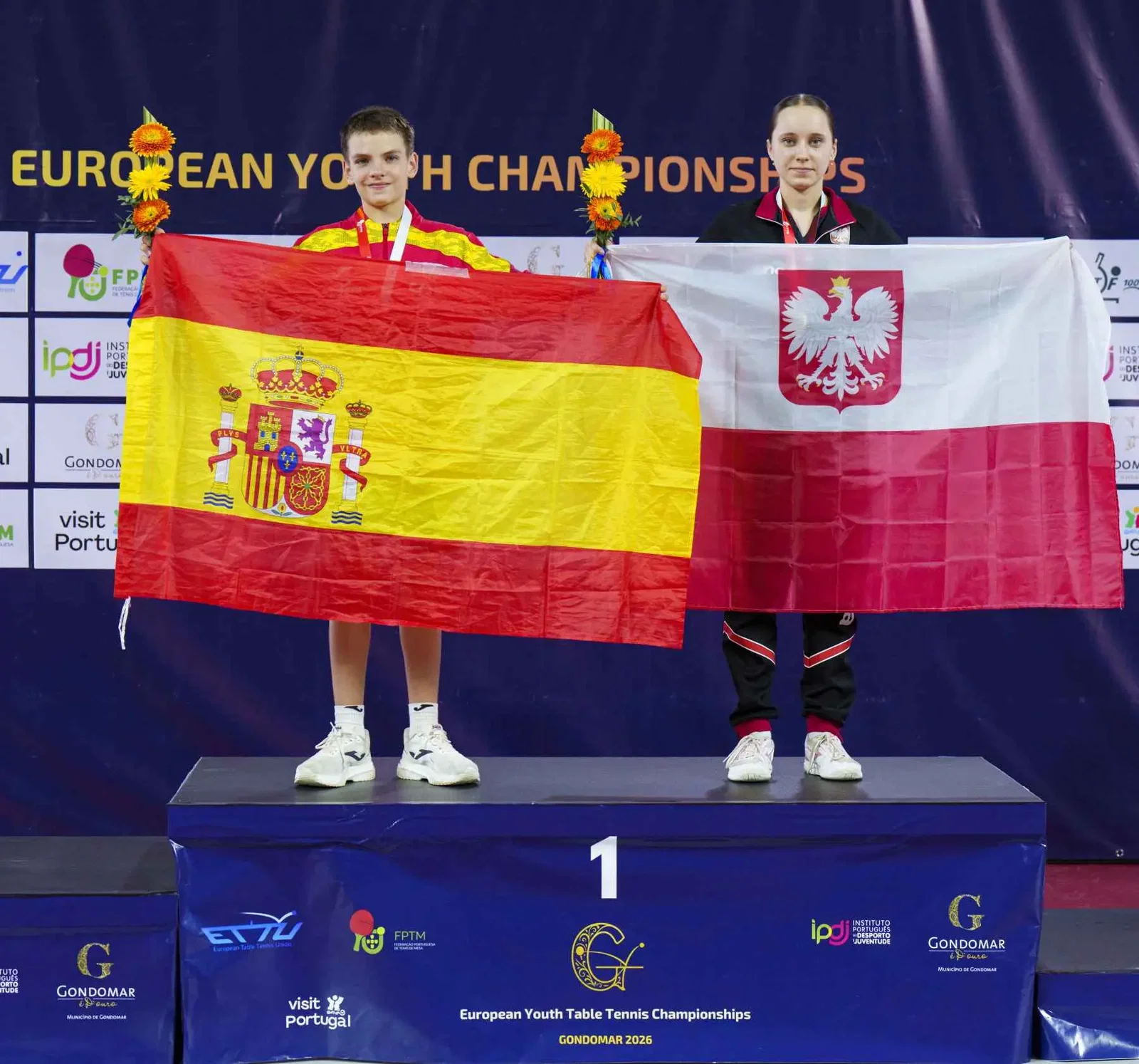 Ladimir Mayorov, con 12 años, es campeón de Europa de dobles mixtos sub-15
