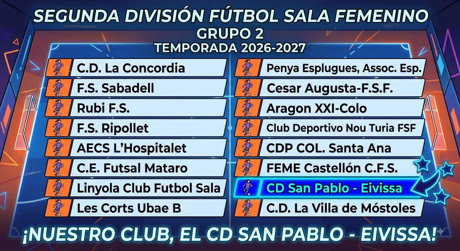 ¡Vuelve la Ilusión! El CD San Pablo-Eivissa ya conoce su ruta en la Segunda División Femenina