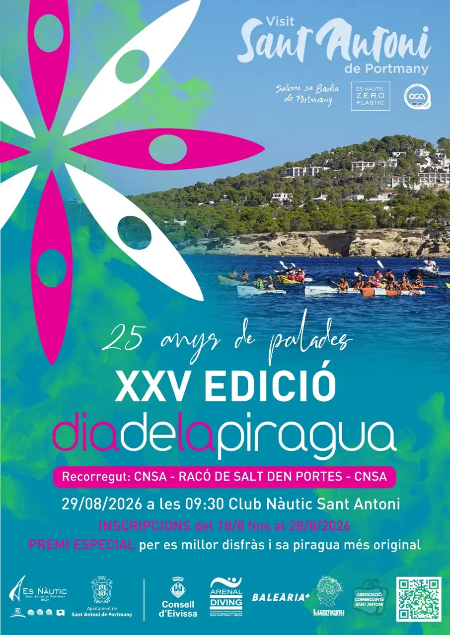 ¡Prepara los remos! El Club Nàutic Sant Antoni abrirá inscripciones el 18 de agosto para celebrar su emblemático Día de la Piragua