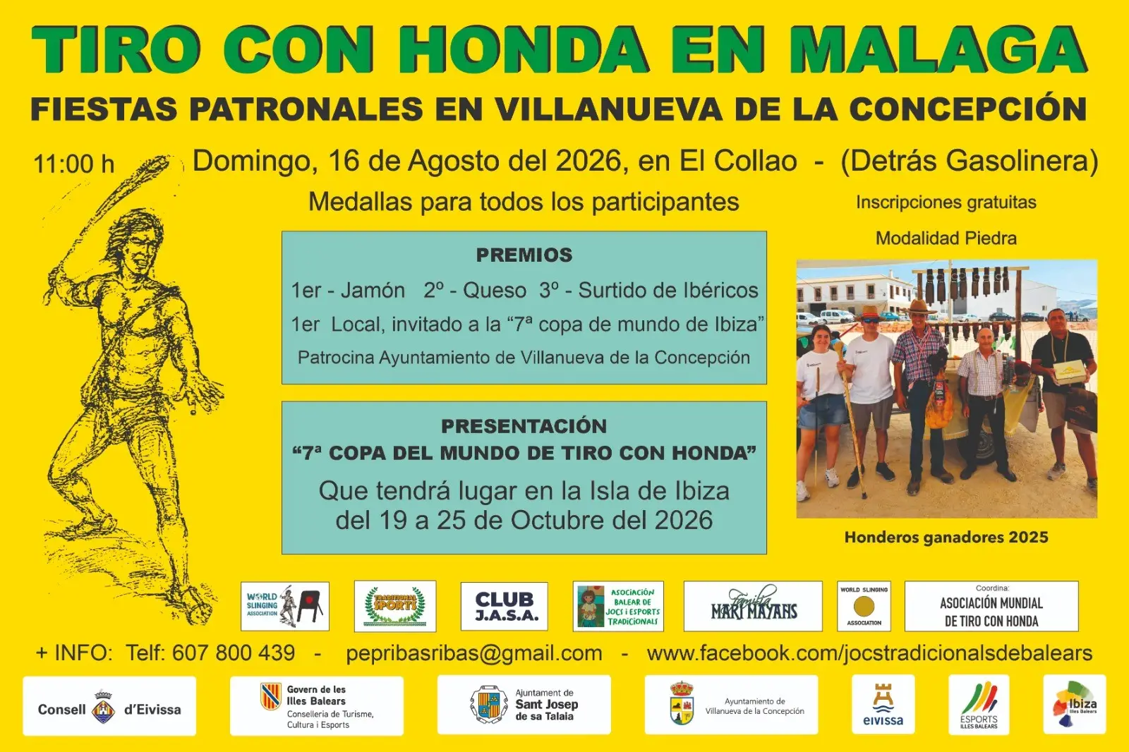 ¡Piedra en mano! El mejor Tiro con Honda llega a las Fiestas de Villanueva de la Concepción en Málaga