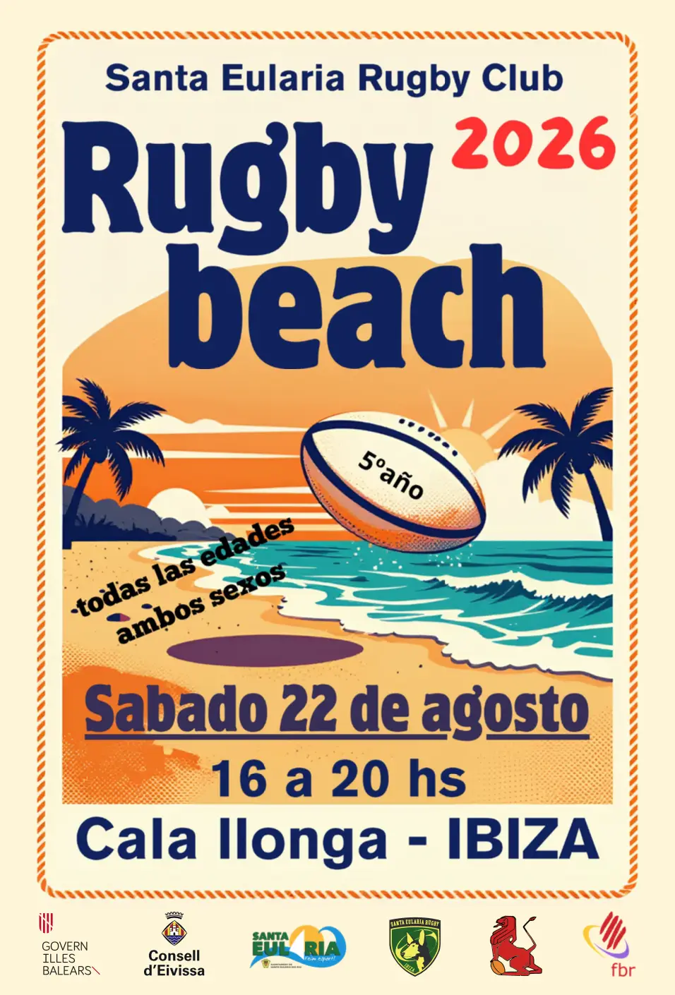 Rugby Beach 2026: el rugby toma la playa de Cala Llonga