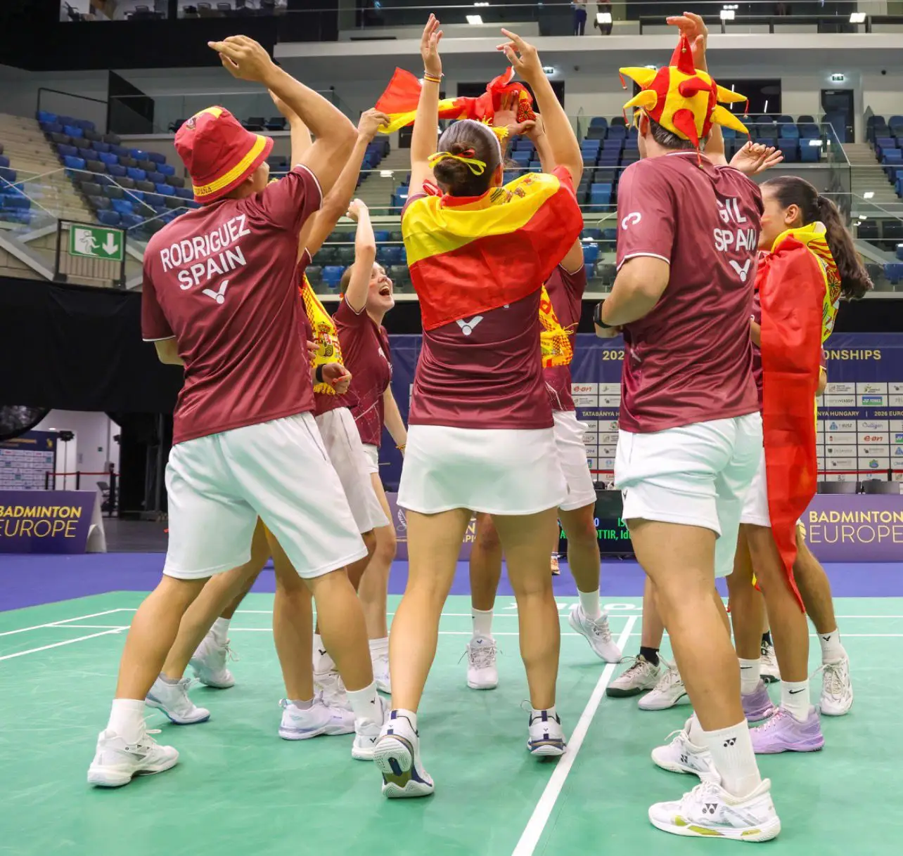 Yaidel Gil y Sofía García sitúan al bádminton ibicenco entre los mejores de Europa