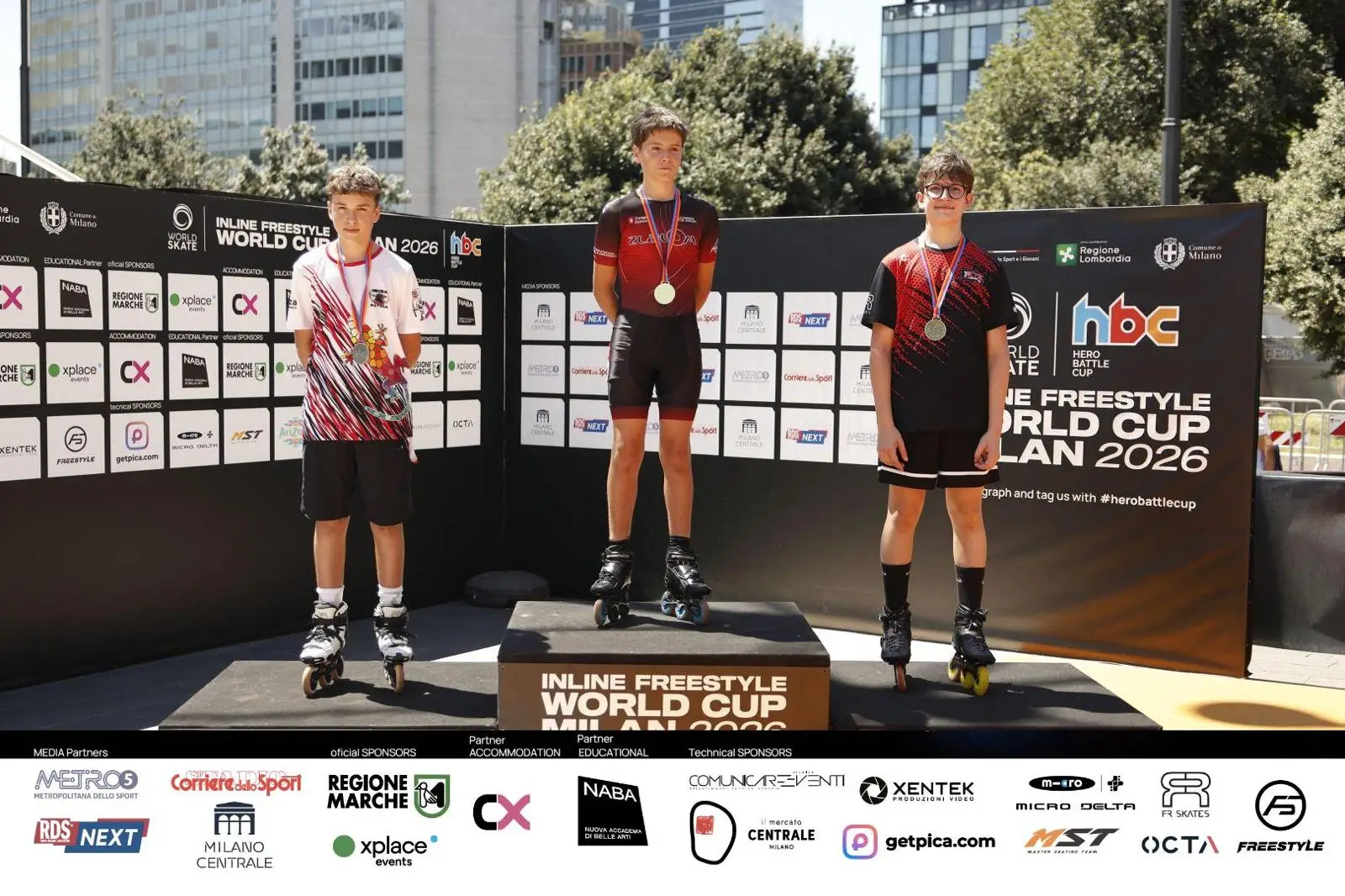 Cinco podios internacionales con 14 años, pese a entrenar sin un espacio específico de inline freestyle en Ibiza