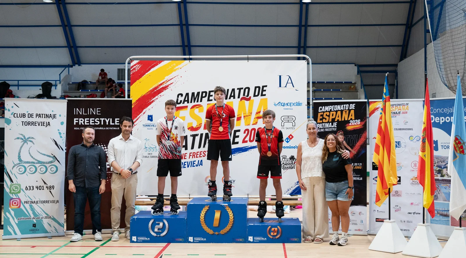 Cinco podios internacionales con 14 años, pese a entrenar sin un espacio específico de inline freestyle en Ibiza