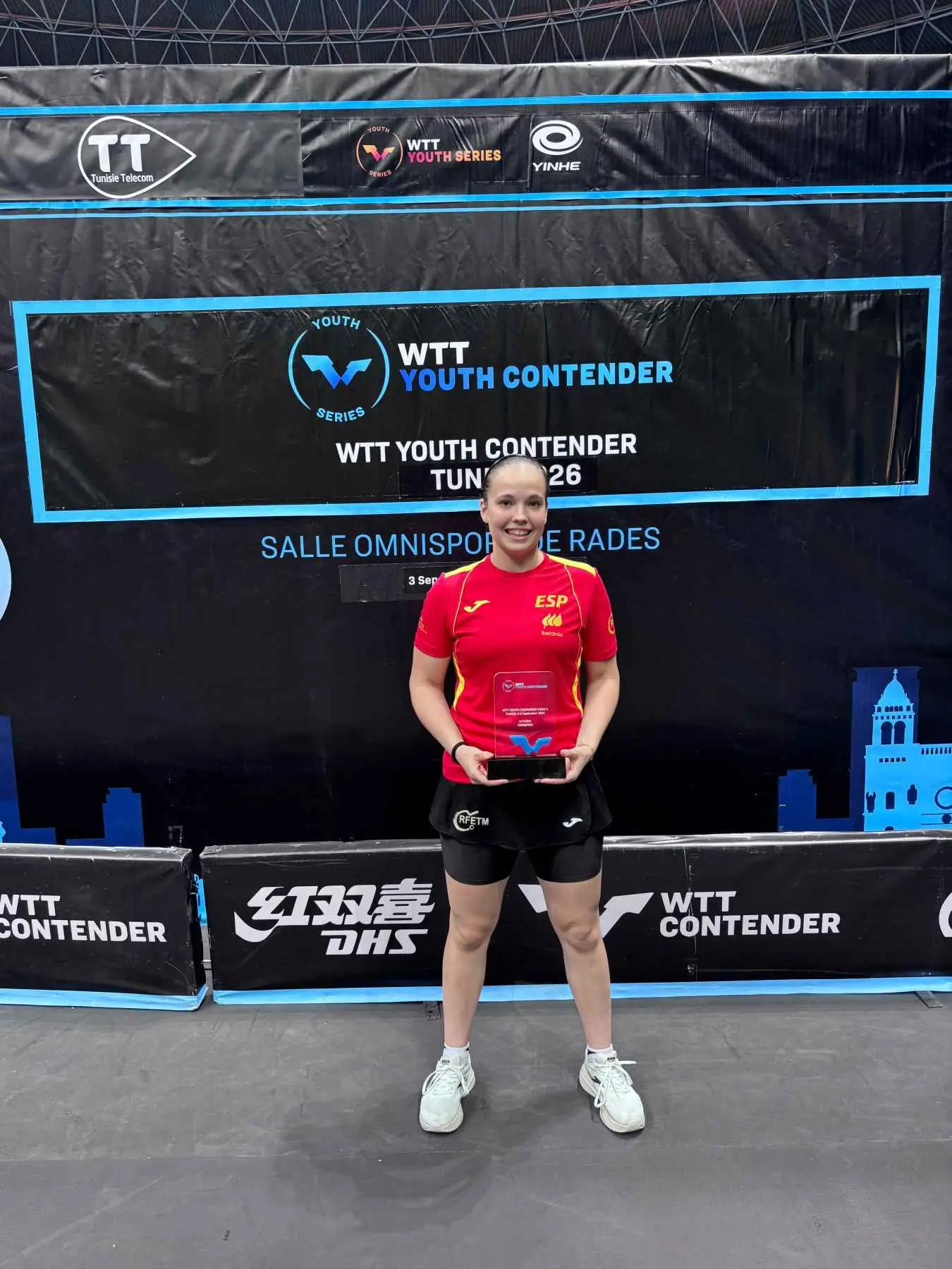 María Berzosa conquista su octavo título individual WTT y completa el doblete en Túnez