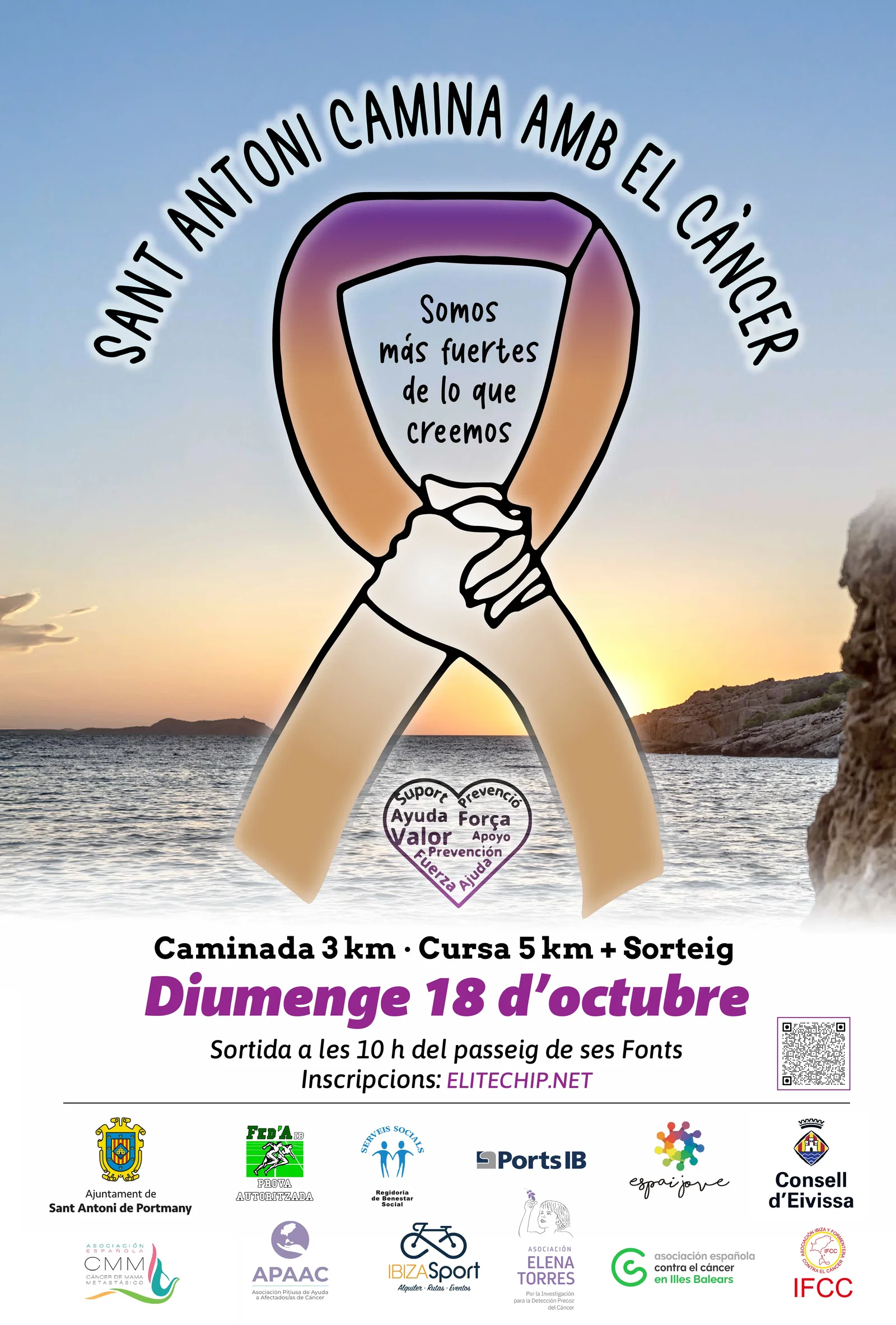 ¡Sant Antoni vuelve a vestirse de solidaridad! Todo listo para la 3ª edición de 'Sant Antoni Camina amb el Càncer'