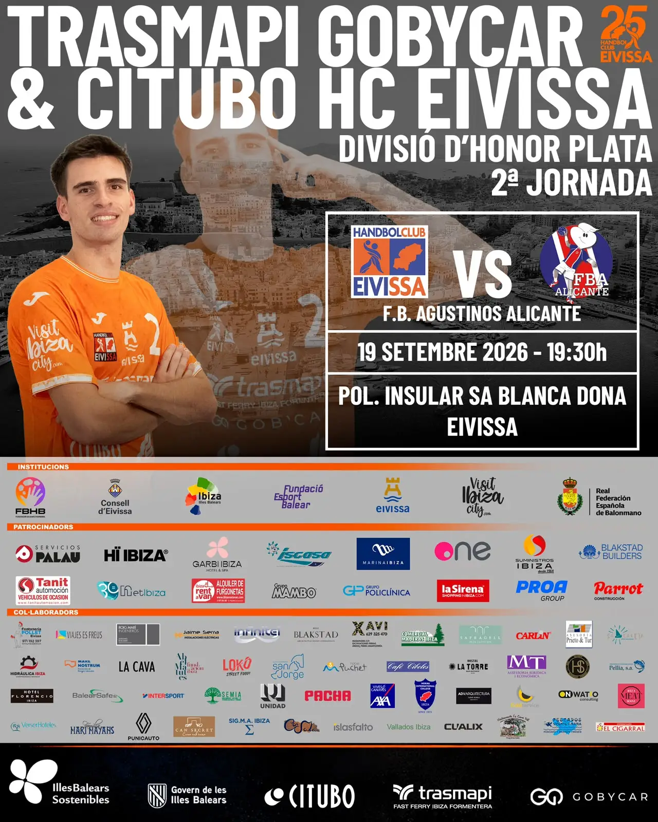 Toca corregir errores y hacerse fuertes en casa: El Trasmapi Gobycar Citubo HC Eivissa recibe a Agustinos en la segunda jornada