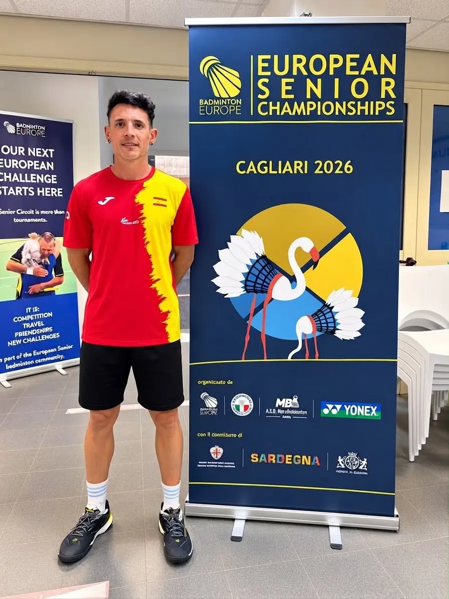 El bádminton balear pisa fuerte en Europa: Vicent Martínez preparado para competir en el Campeonato de Europa Senior de Cagliari 2026