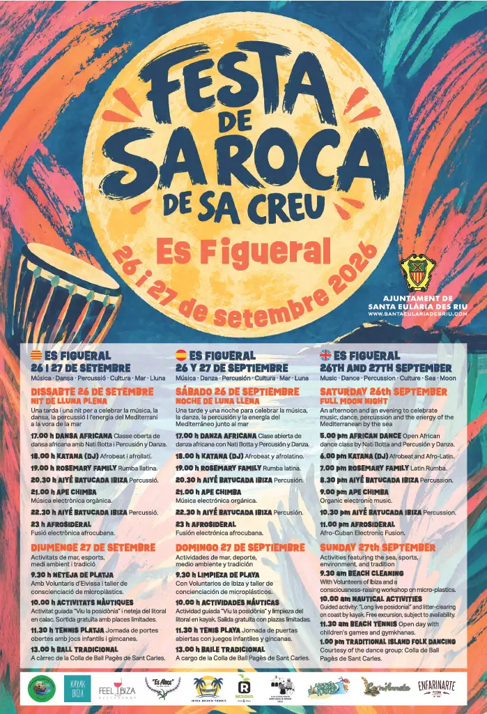 Música, deporte y actividades acuáticas para las fiestas de Es Figueral
