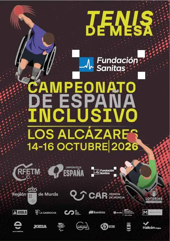 El VI Campeonato de España Inclusivo de Tenis de Mesa ya calienta motores en Los Alcázares