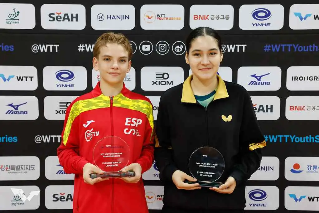Ladimir Mayorov suma un oro, una plata y un bronce en las dos citas WTT Youth de Gangneung