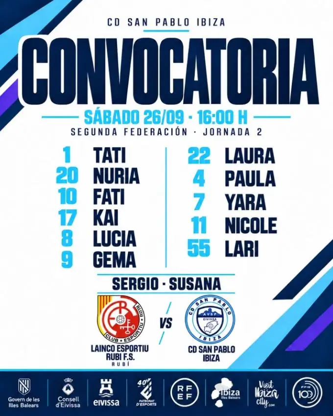 ¿Seguirá la racha de nuestras chicas? El CD San Pablo busca consolidarse en la zona alta ante el Lainco Rubí F.S.