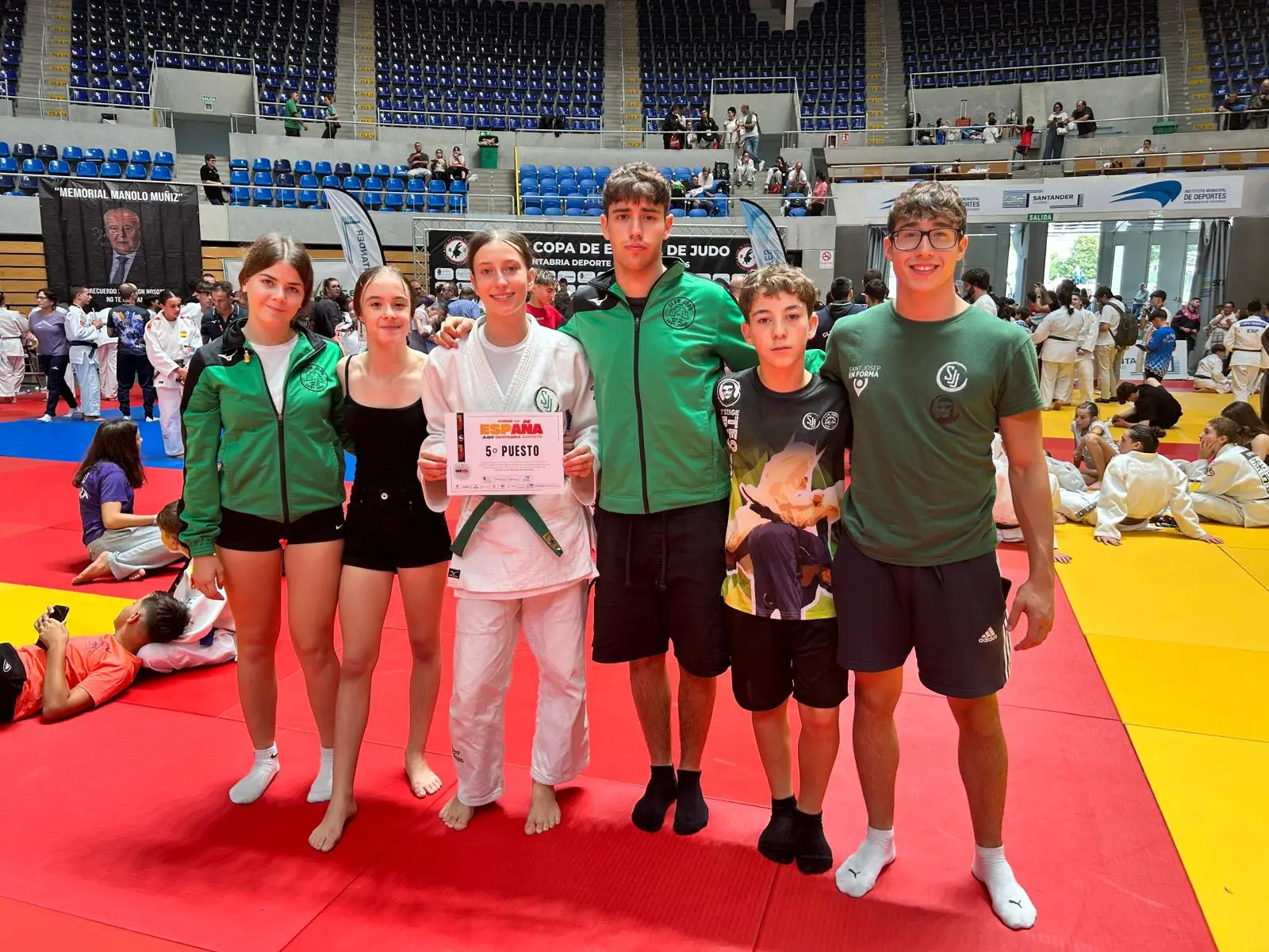 EL CLUB JUDO SANT JORDI REGRESA DE SANTANDER CON UN ORO, UN QUINTO PUESTO Y UNA DESTACADA ACTUACIÓN COLECTIVA