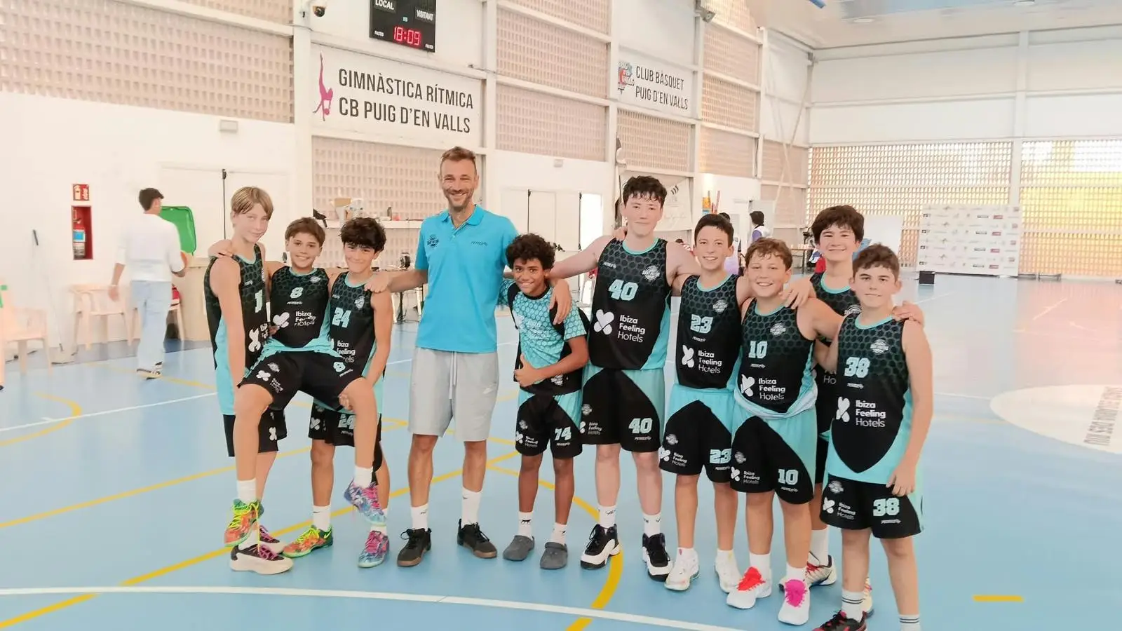 La cantera masculina del Bàsquet Sant Antoni continúa creciendo en una jornada de buenos resultados y aprendizaje