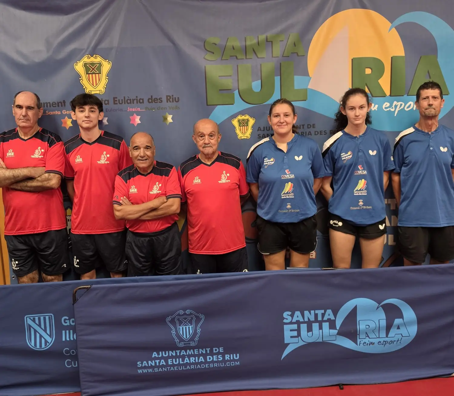 El Unidad-Santa Eularia, con Mireia, Natalia y Chechu, firman una clara victoria por 5-1 ante el Palma Can Pedro