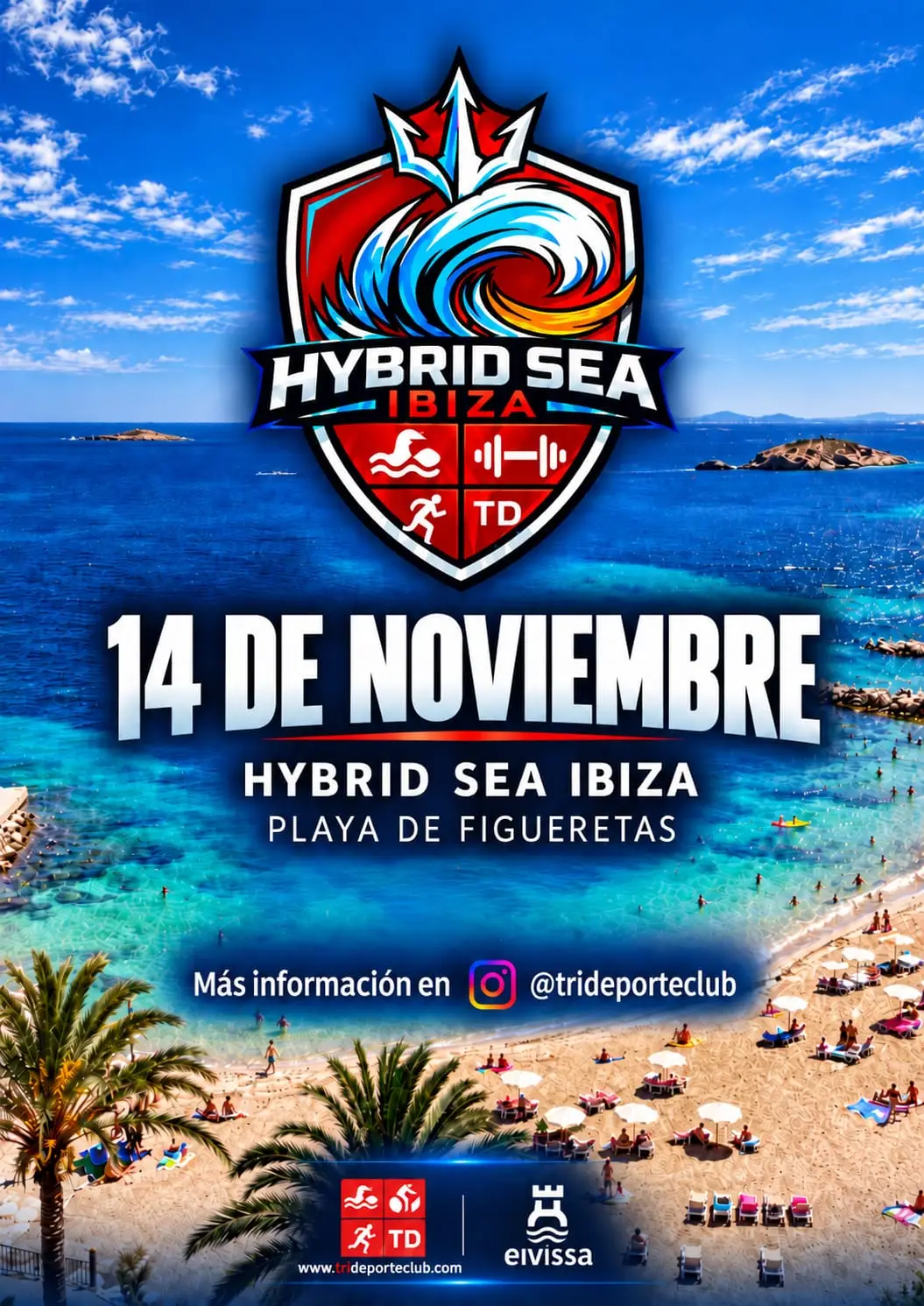 HYBRID SEA IBIZA llevará el entrenamiento híbrido a la playa de Ses Figueretes