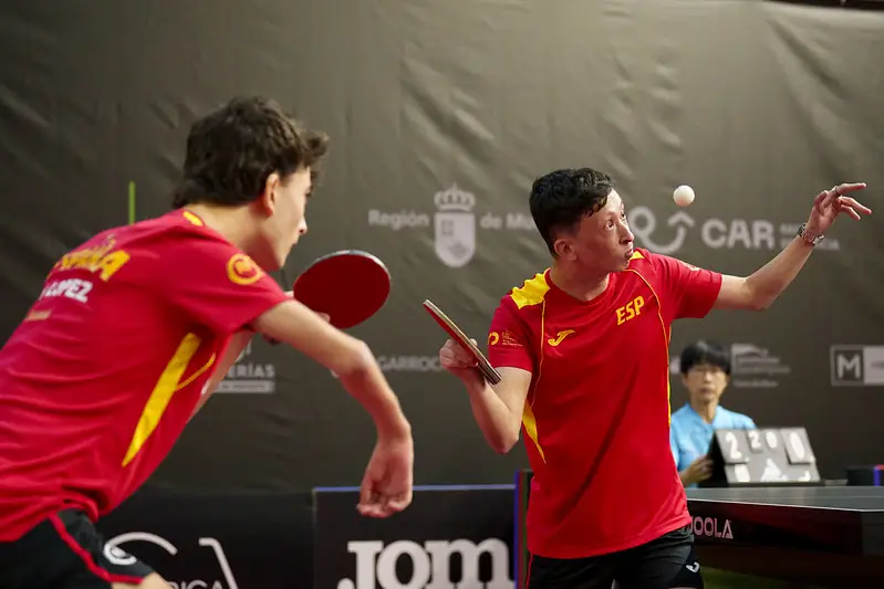 Álex Díaz firma un torneo perfecto en Murcia: oro en dobles y tres medallas internacionales