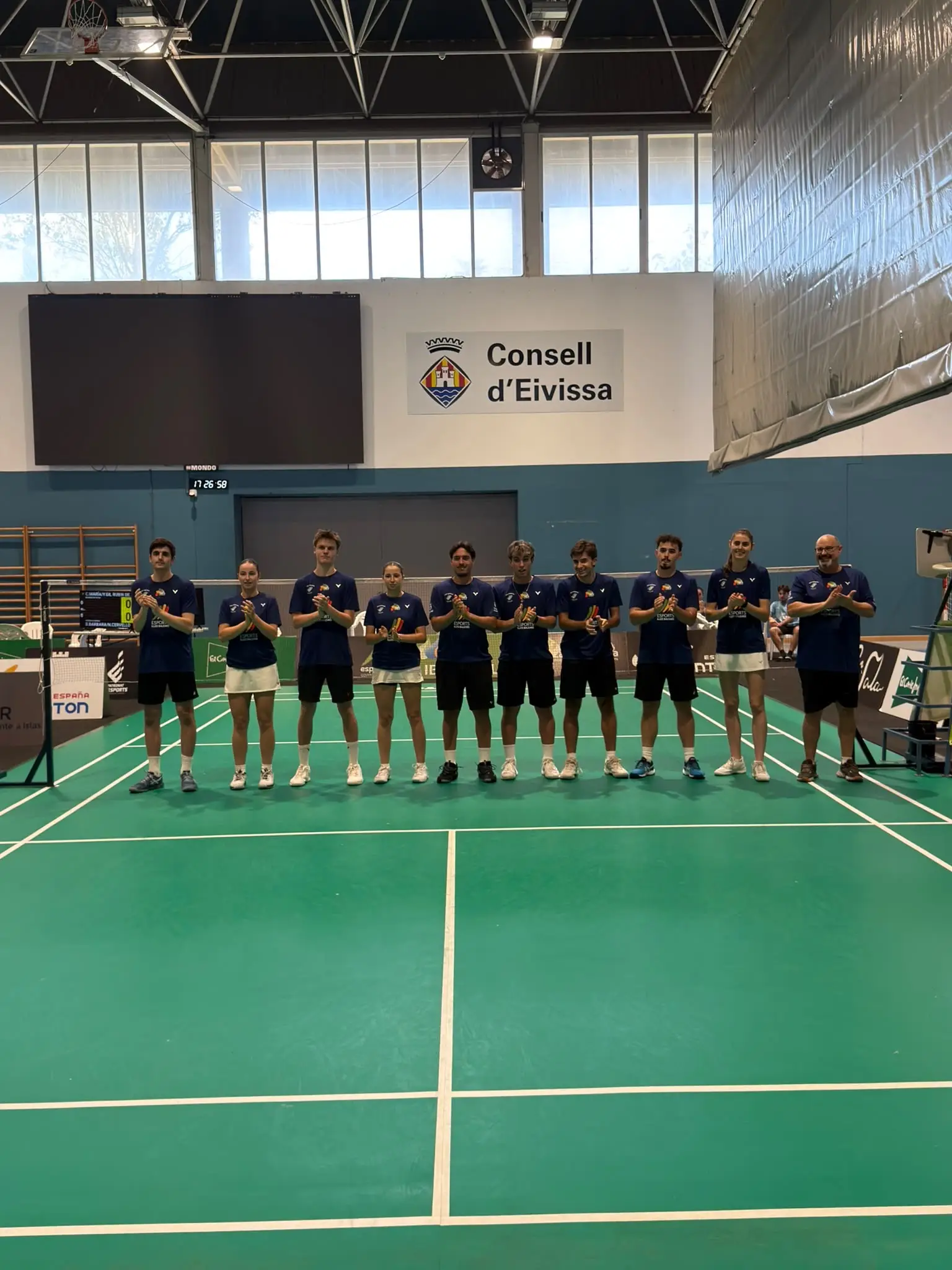 El Bádminton Pitiús cae por la mínima ante Huesca La Magia en un duelo muy disputado en Blancadona (3-4)