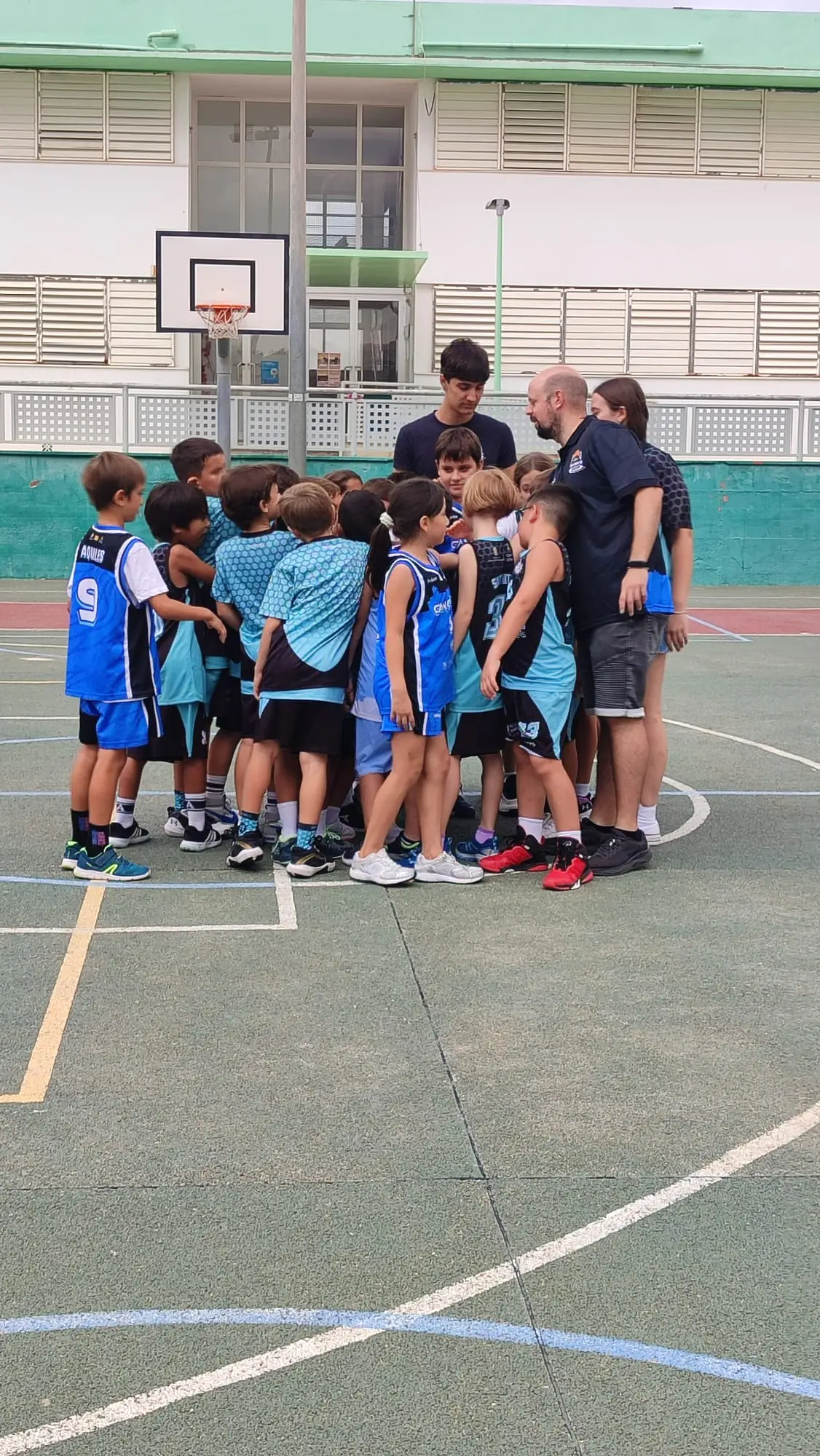 La cantera del Bàsquet Sant Antoni sigue creciendo en una jornada marcada por la borrasca Adam