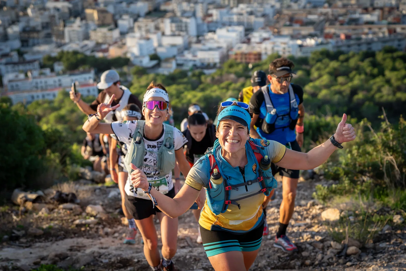 Wiliam Aveiro y Sara Lorenzo ganan la Maratón de una Ibiza Trail Maratón Festival de récord