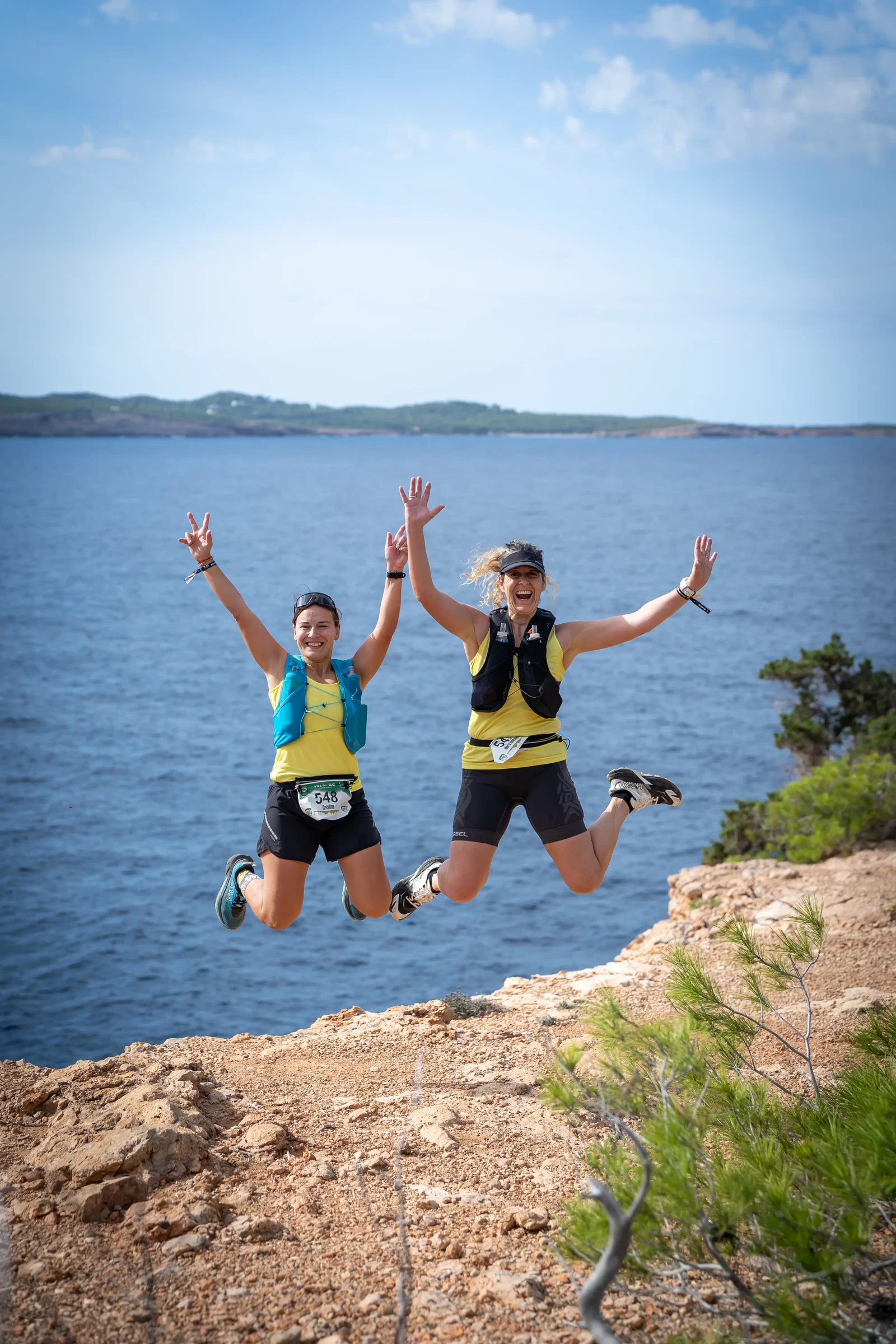 Wiliam Aveiro y Sara Lorenzo ganan la Maratón de una Ibiza Trail Maratón Festival de récord